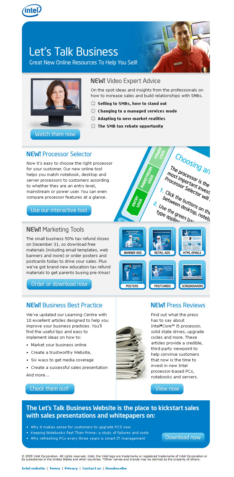 Intel Resources Newsletter 2009
