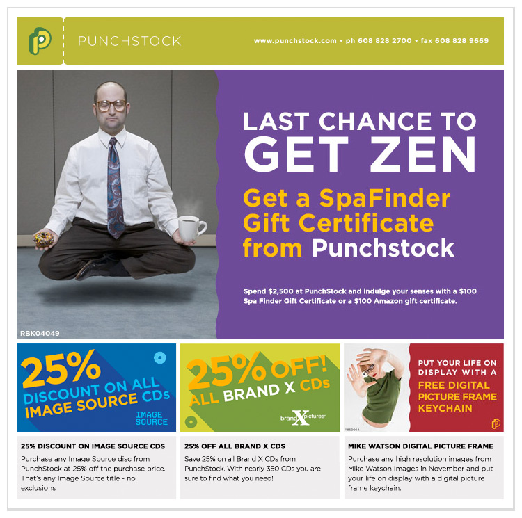 Punchstock GetZen html email